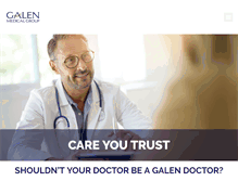 Tablet Screenshot of galenmedical.com